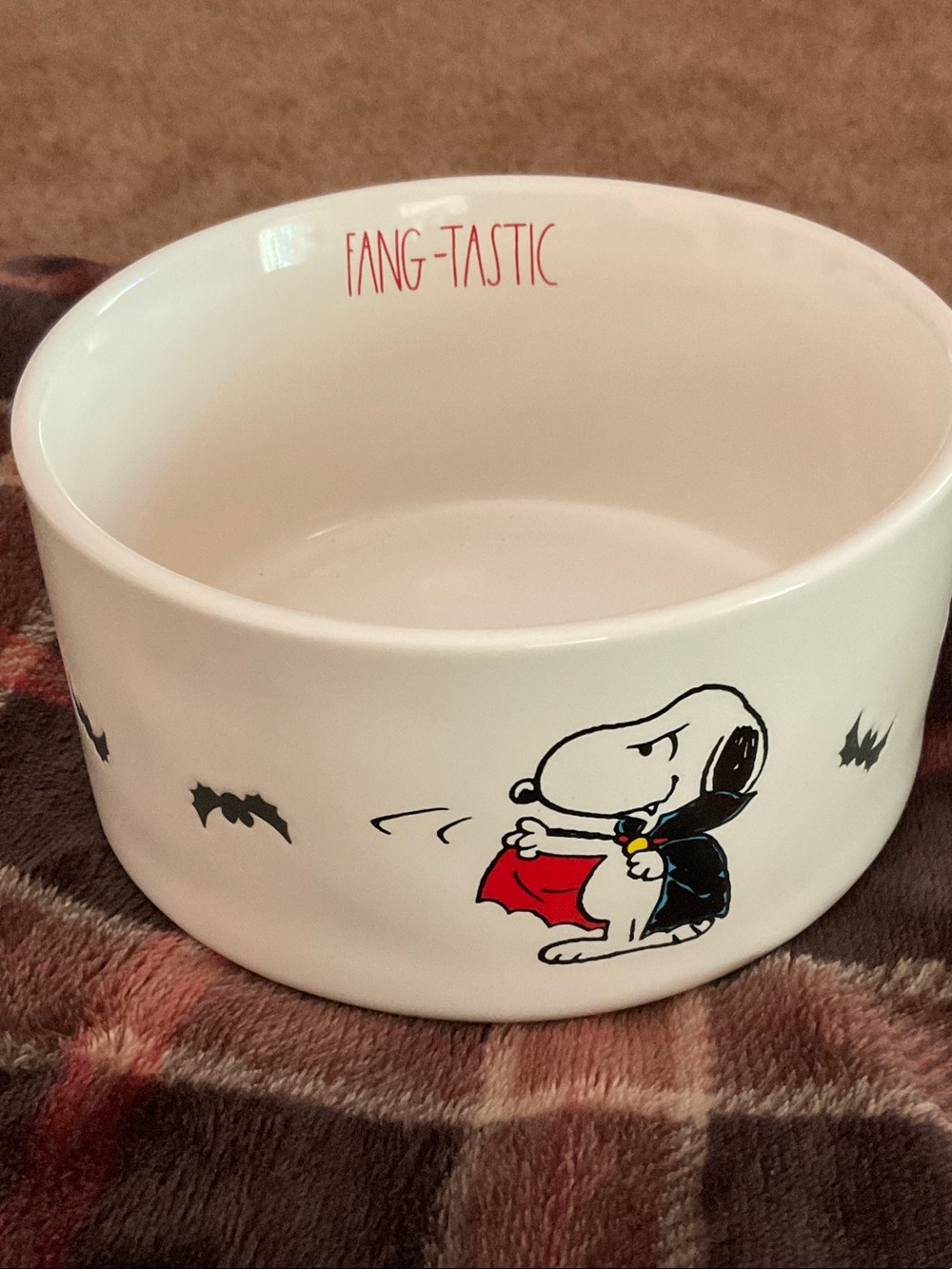 Rae Dunn White Peanuts x Rae Dunn Ceramic Collaboration Bowl